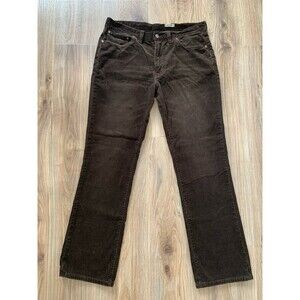 Vintage Polo Ralph Lauren Pants Men 36x32 Brown Corduroy Bootcut 750 Y2K Cowboy